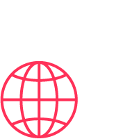 Globe icon standard size